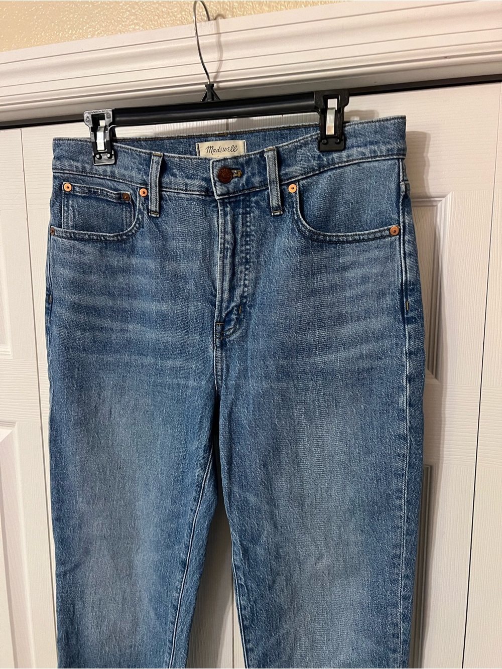 Madewell The Perfect Vintage Jean Raw Hem Medium Wash Size 29 - Picture 3 of 13